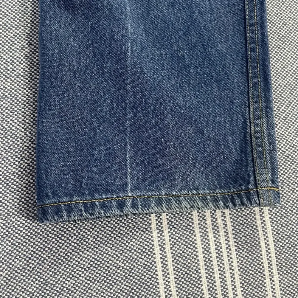 Levi’s 501 Jeans Men’s‎ 38x33 (Fits 36x30) Button Fly Red Tab Straight Leg Blue